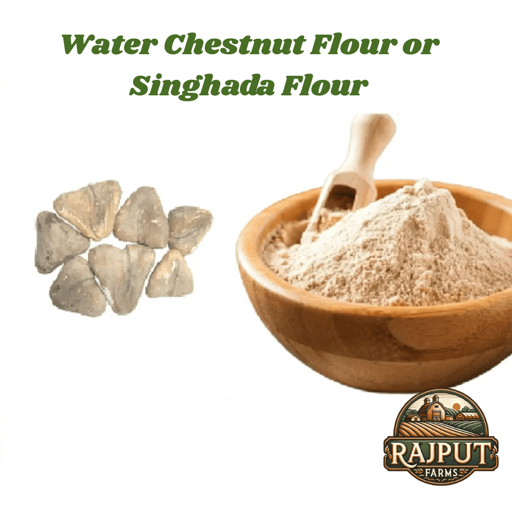 Dried Water Chestnut Flour (Singhara Atta) by Rajput Farms