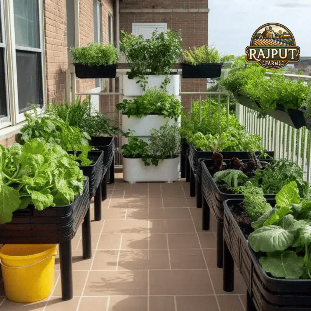Balcony Vegetables by Rajput Farms