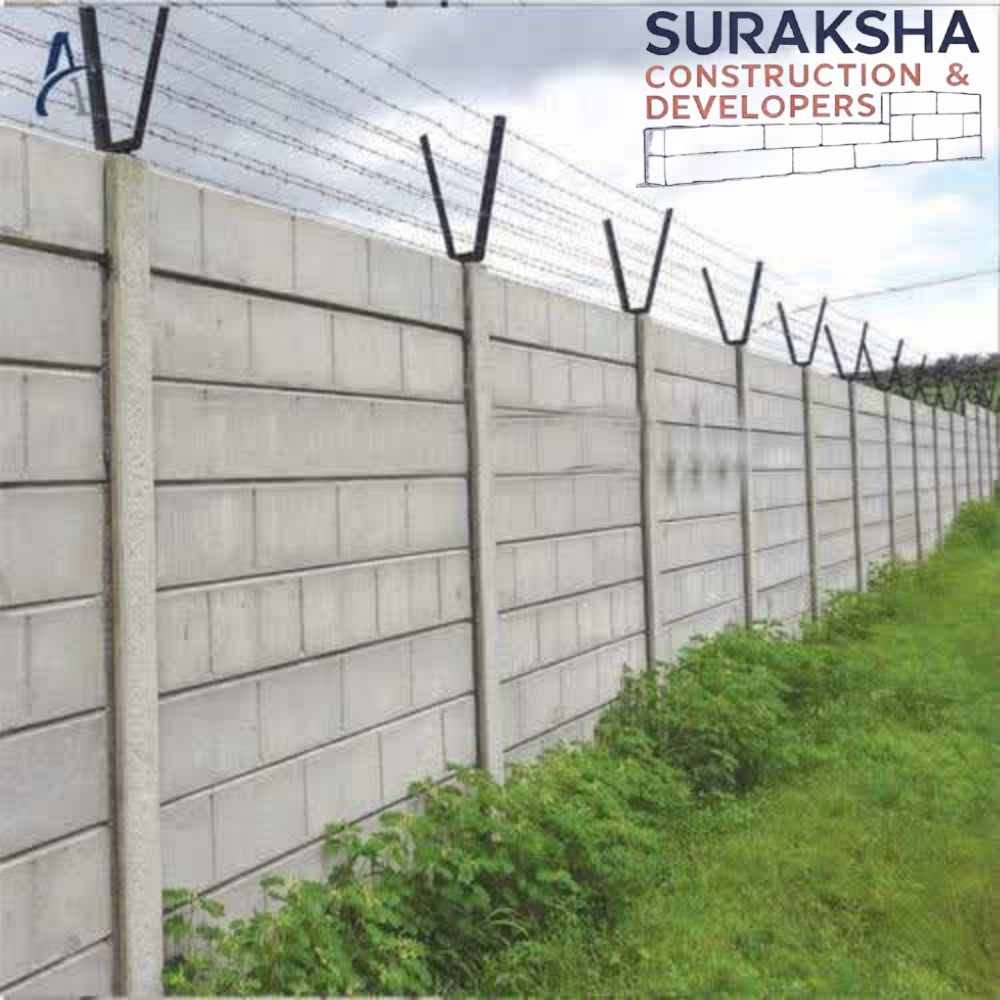 Stylish Brick Pattern Precast Wall
