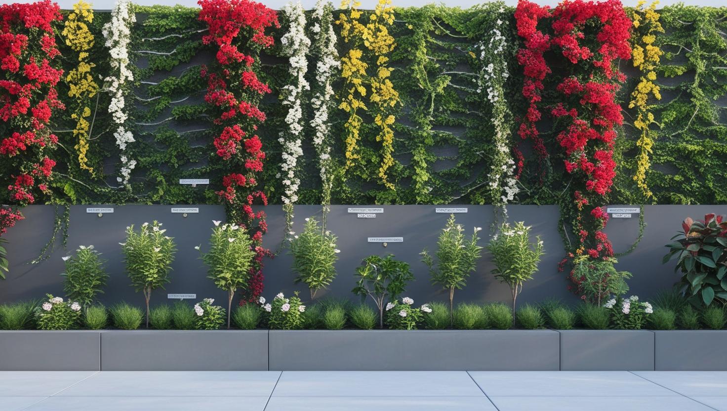 Realistic Wall Garden