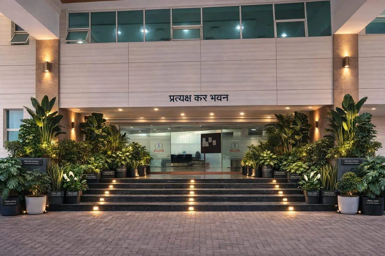 Pratyaksh Kar Bhawan Landscaping